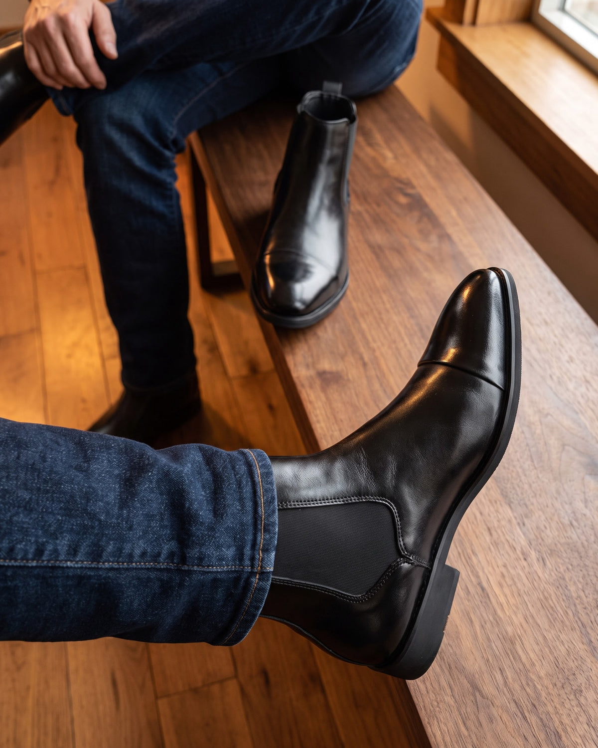 Silvio Leather Chelsea Boot