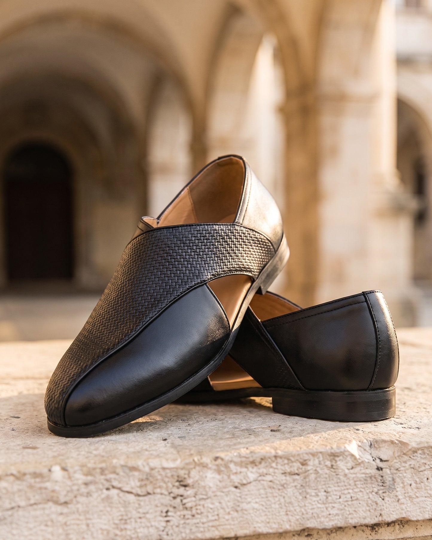 Cesare Leather Slip-On