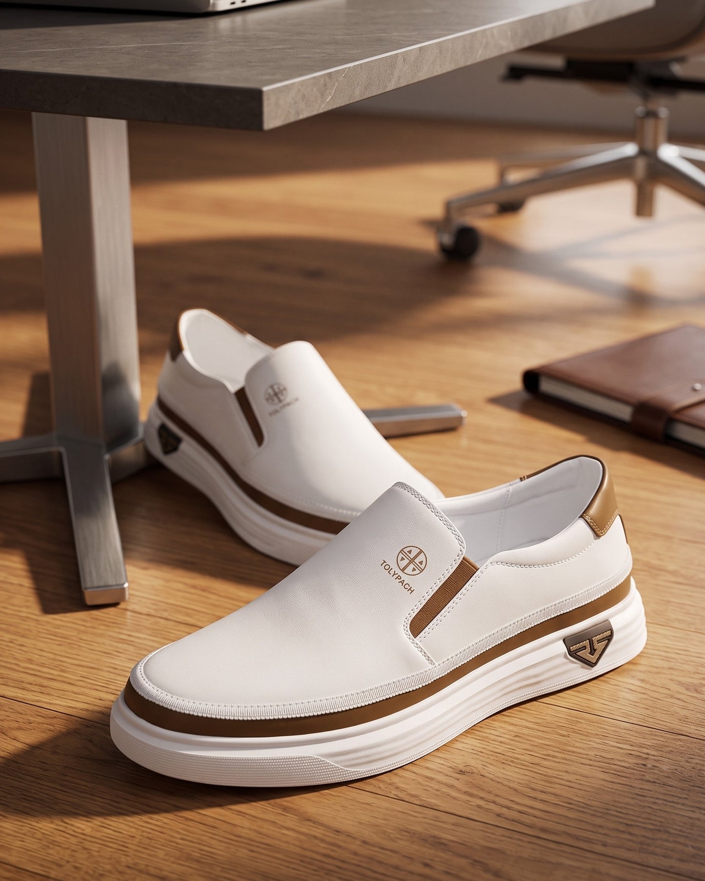 Rodolfo Leather Slip-On