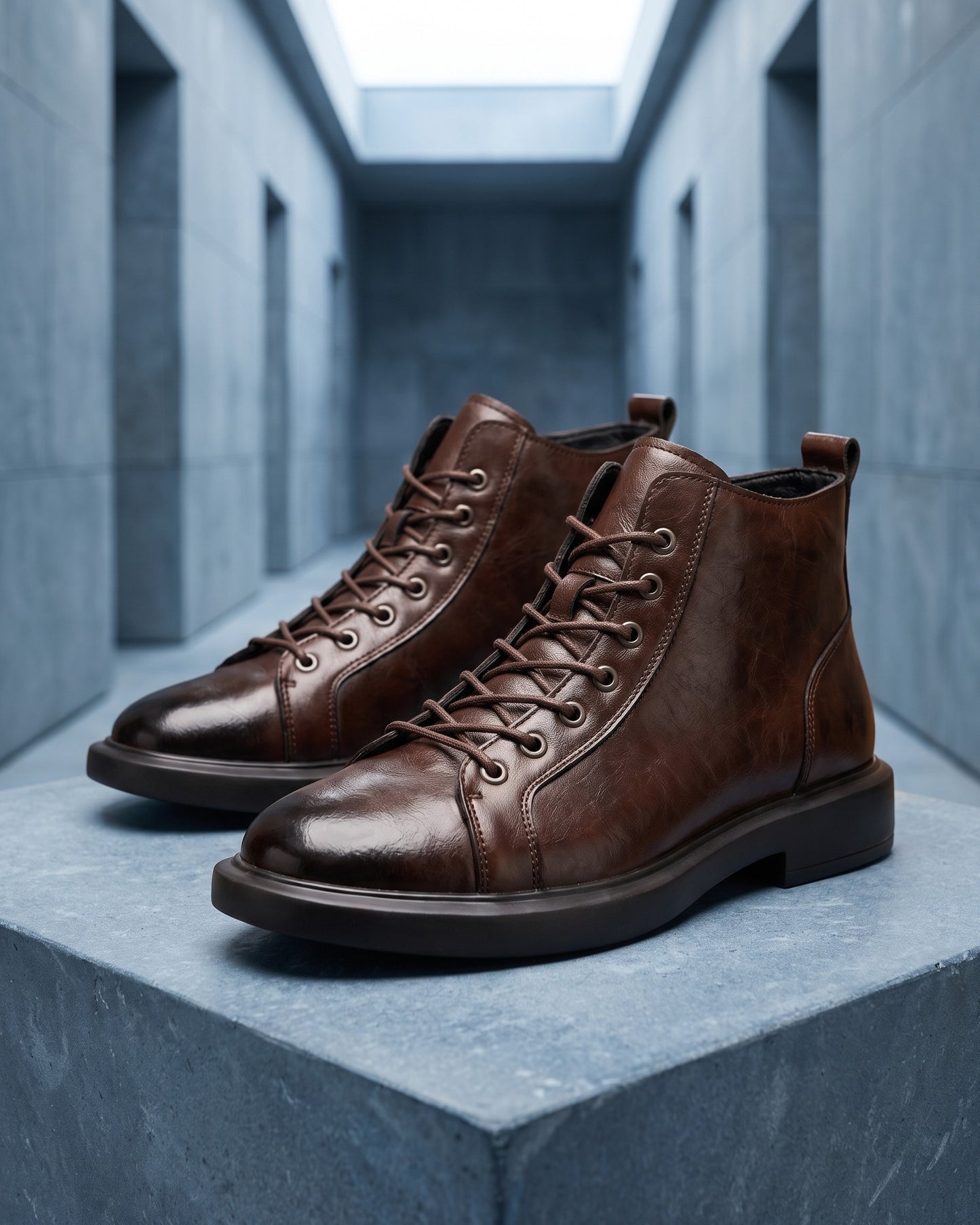 Lussovi Leather Boots