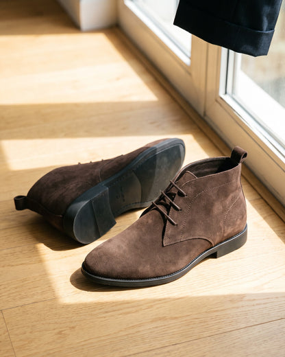 Claudio Faux Leather Chukka Boot