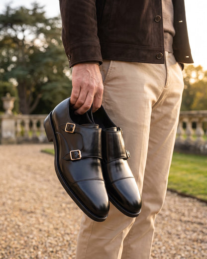 Severino Leather Monk Strap