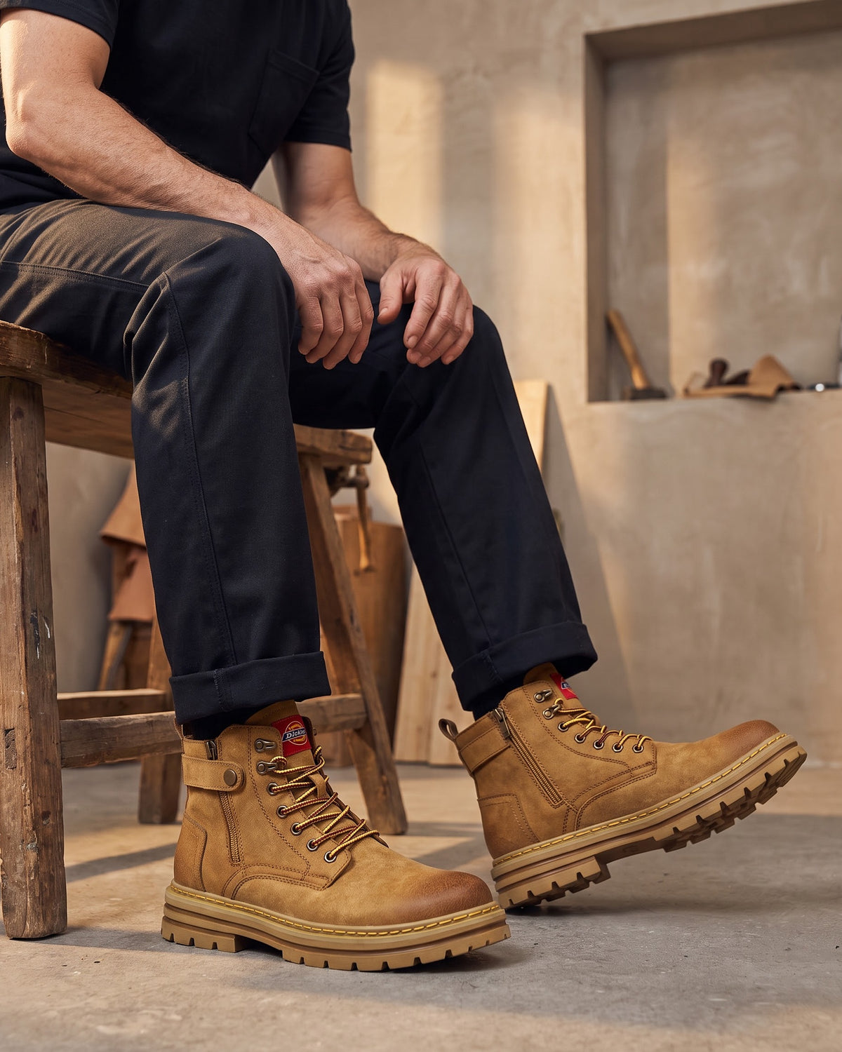 Hugo Faux Leather Boot