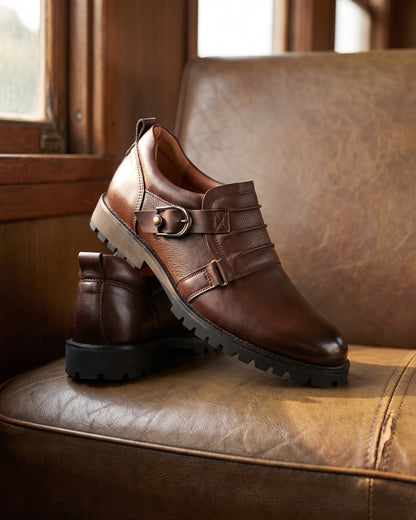Fernando Leather Monk Strap