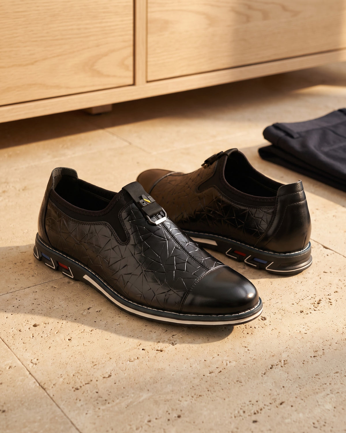 Nestor Leather Monk Strap