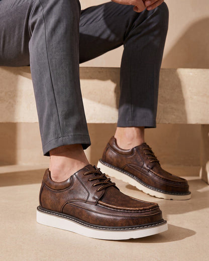 Valerio Moc-Toe Lace-Up Shoes