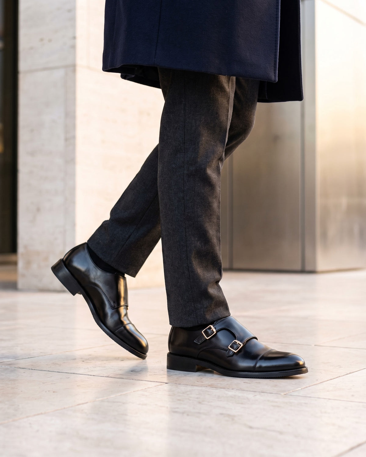 Severino Leather Monk Strap