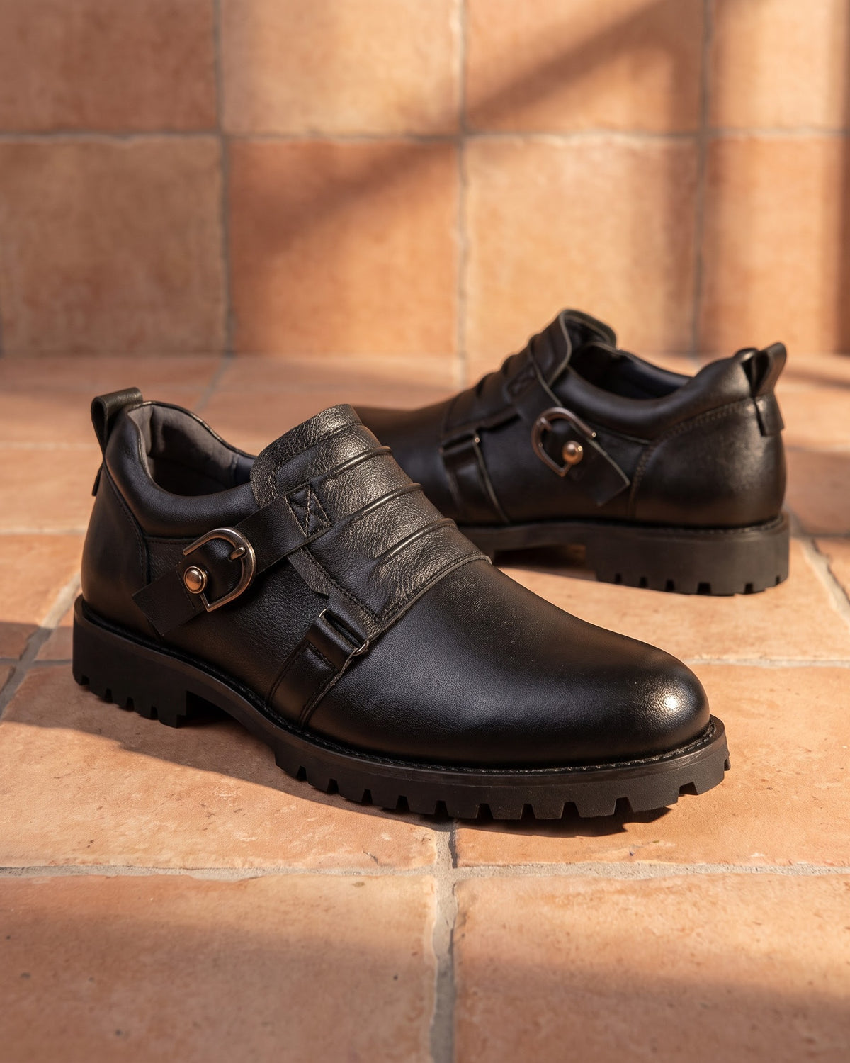 Fernando Leather Monk Strap