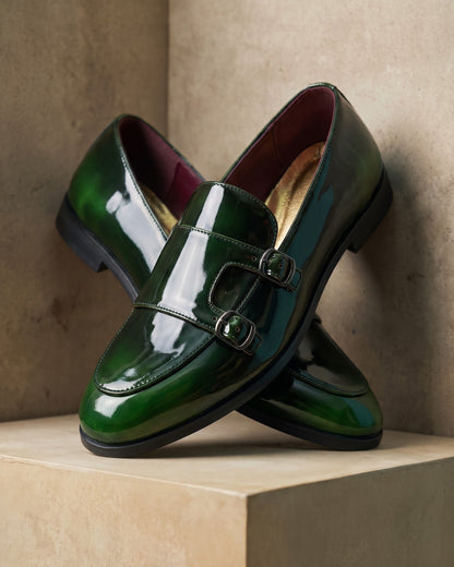 Piero Leather Monk Strap