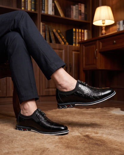 Nestor Leather Monk Strap