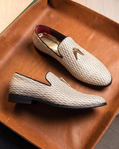 Santos Woven Tassel Loafer