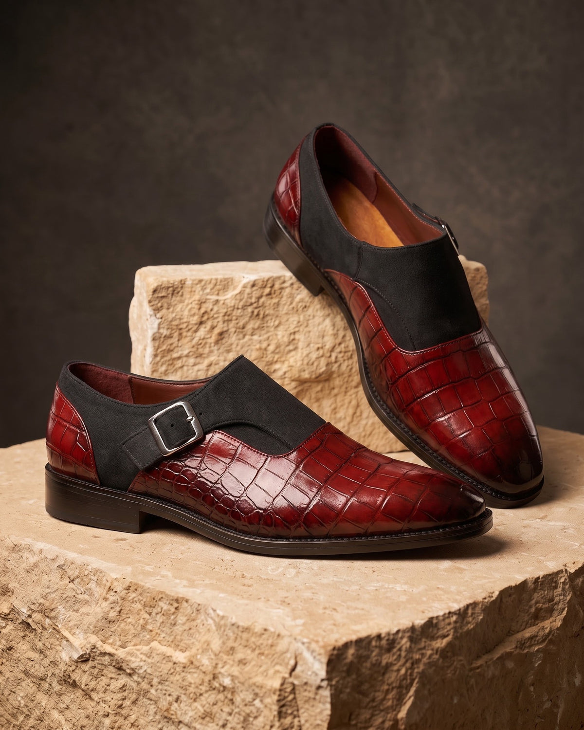 Pablo Leather Monk Strap