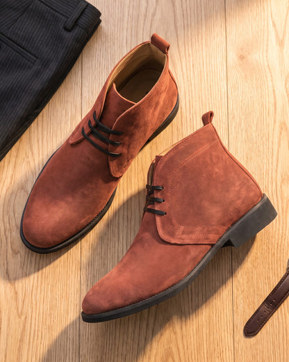 Claudio Faux Leather Chukka Boot