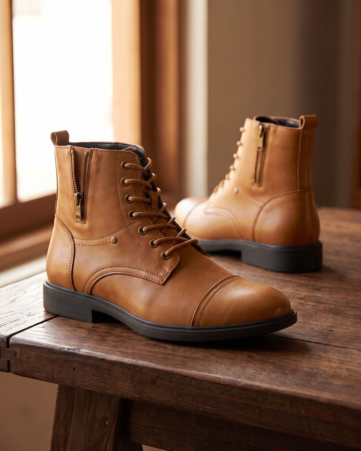 Octavio Leather-Look Boot
