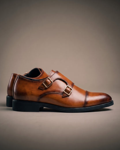 Severino Leather Monk Strap