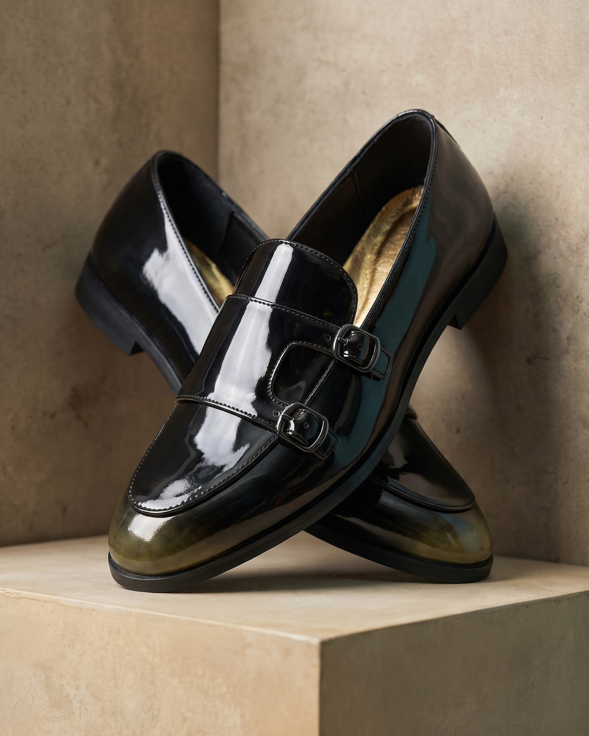Piero Leather Monk Strap