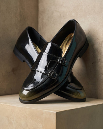 Piero Leather Monk Strap