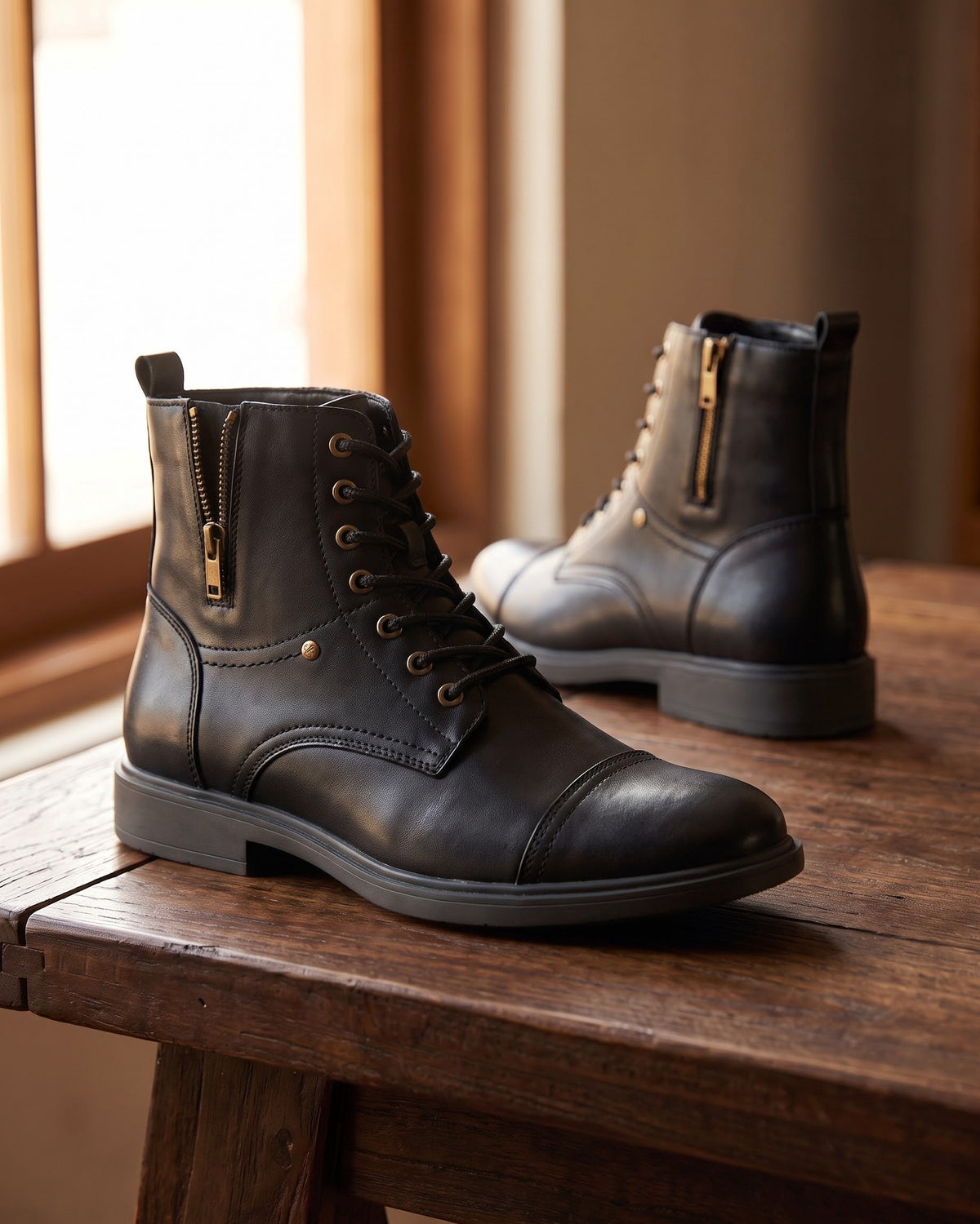 Octavio Leather-Look Boot