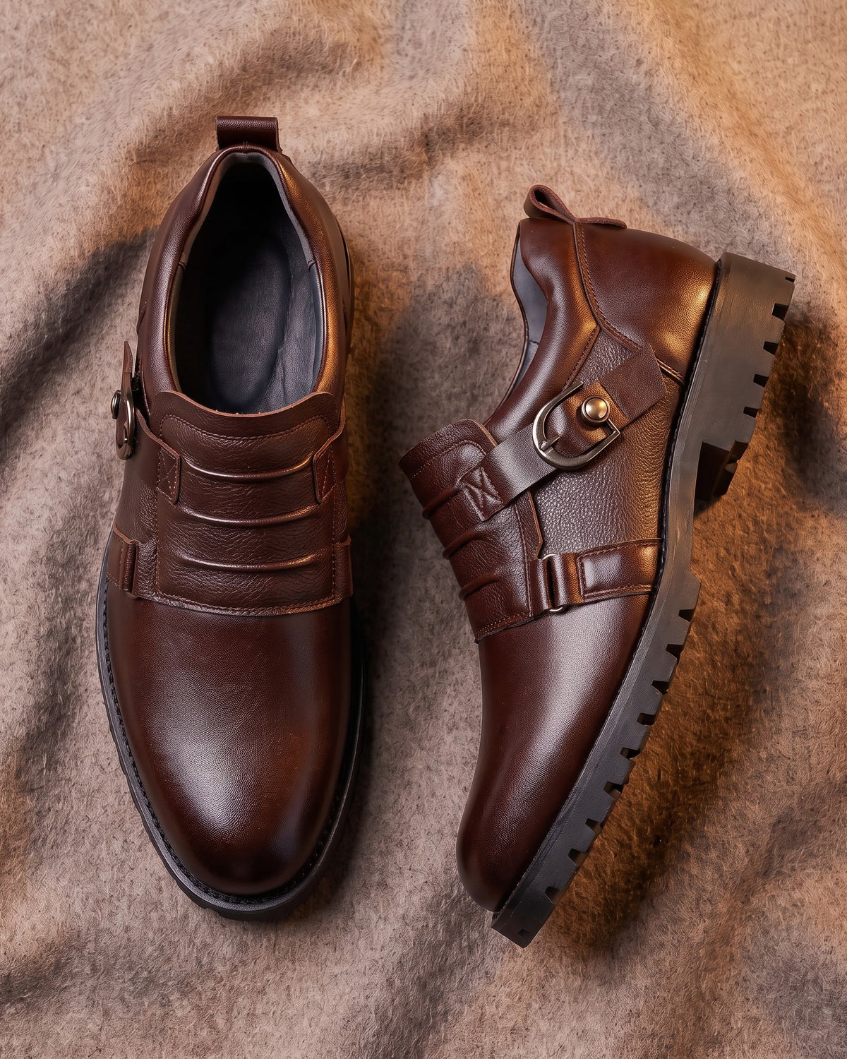 Fernando Leather Monk Strap