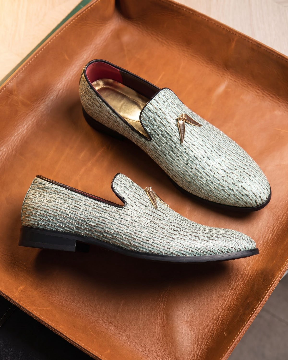 Santos Woven Tassel Loafer