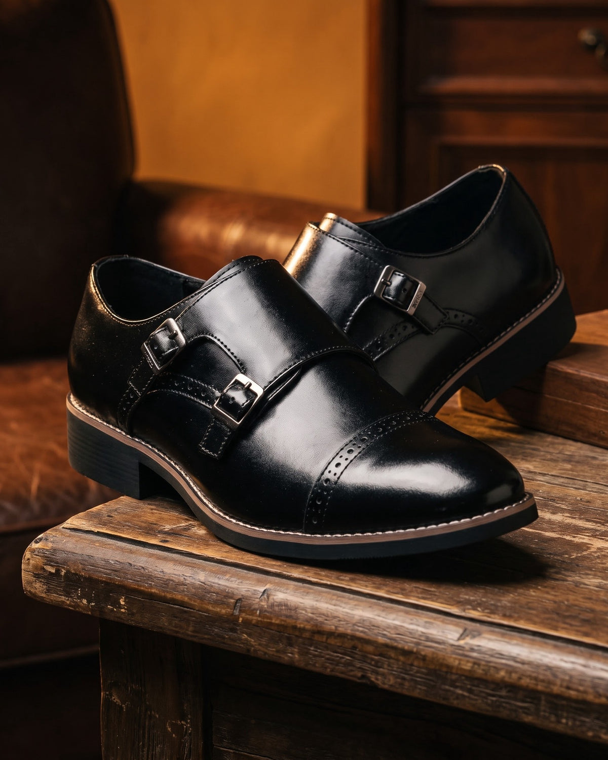 Julian Leather Monk Strap