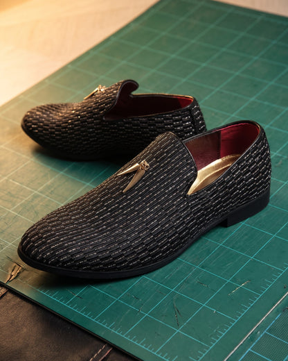 Santos Woven Tassel Loafer