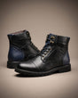 Stefano Leather-Look Cap-Toe Boot