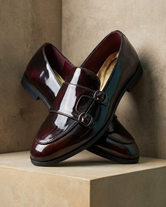 Piero Leather Monk Strap