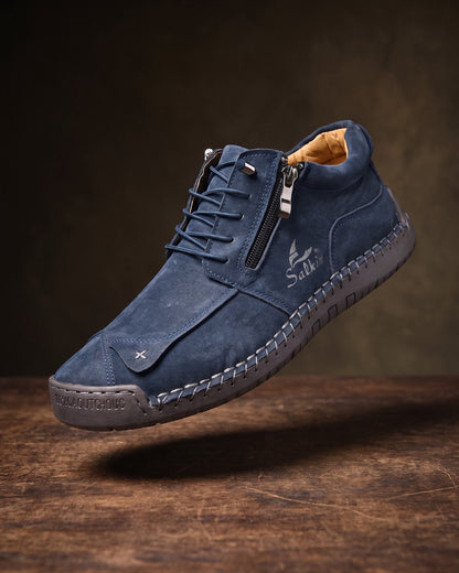 Rocco Faux Leather Chukka Boot