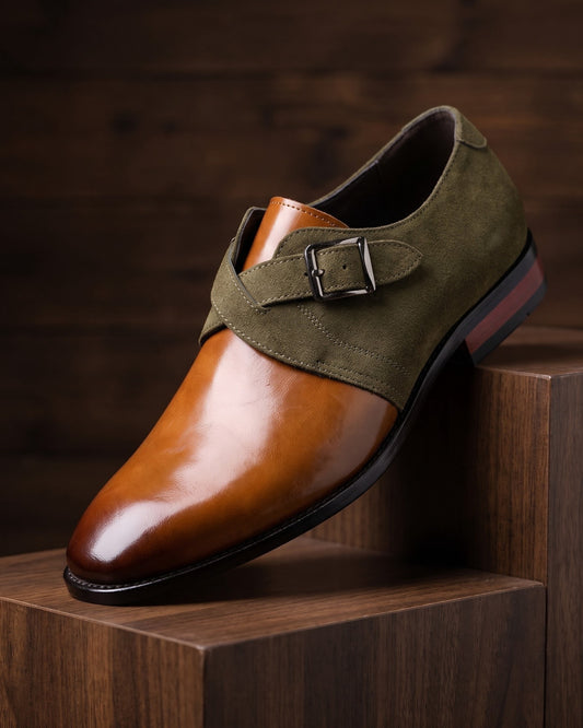 Moreno Leather Monk Strap