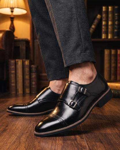 Julian Leather Monk Strap