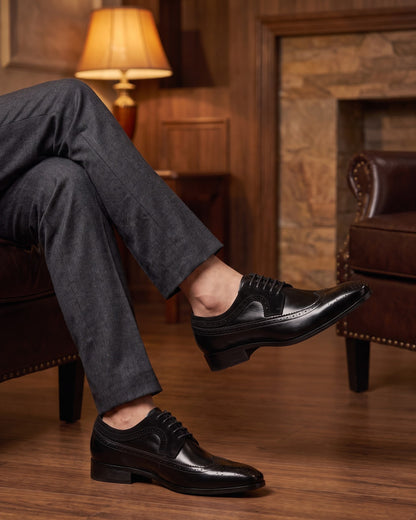 Alvaro Faux Leather Brogue