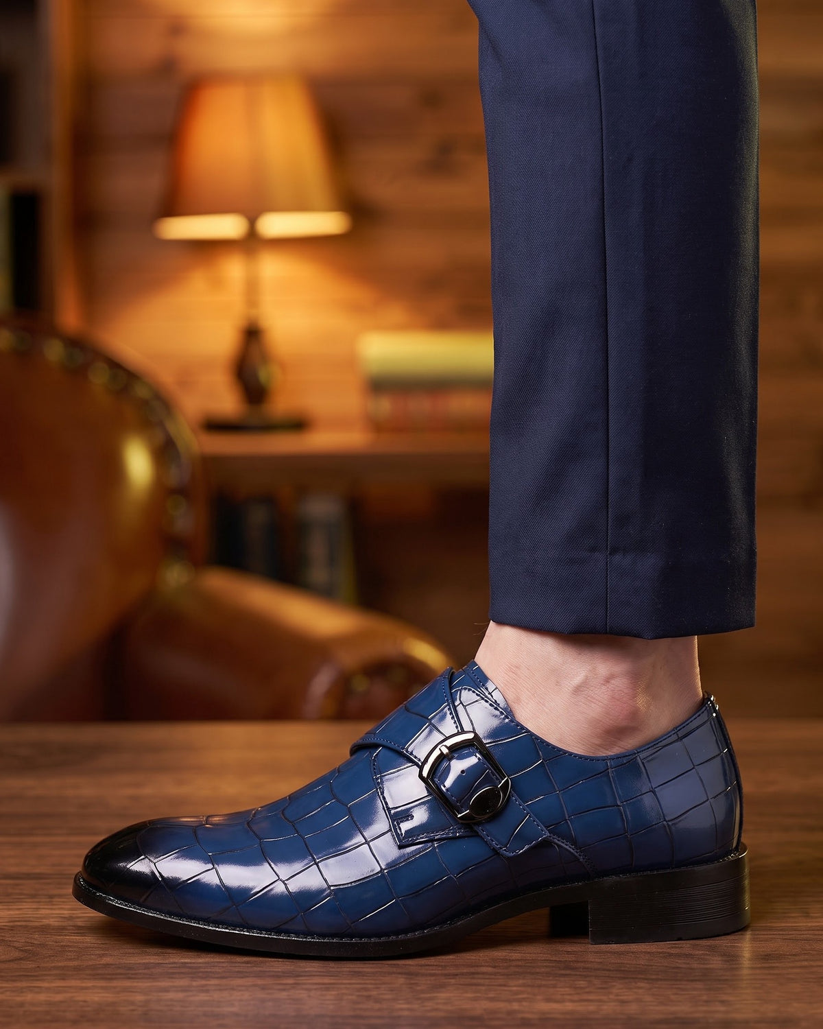 Paolo Leather Monk Strap