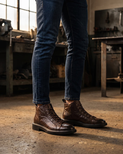 Gennaro Leather Boot