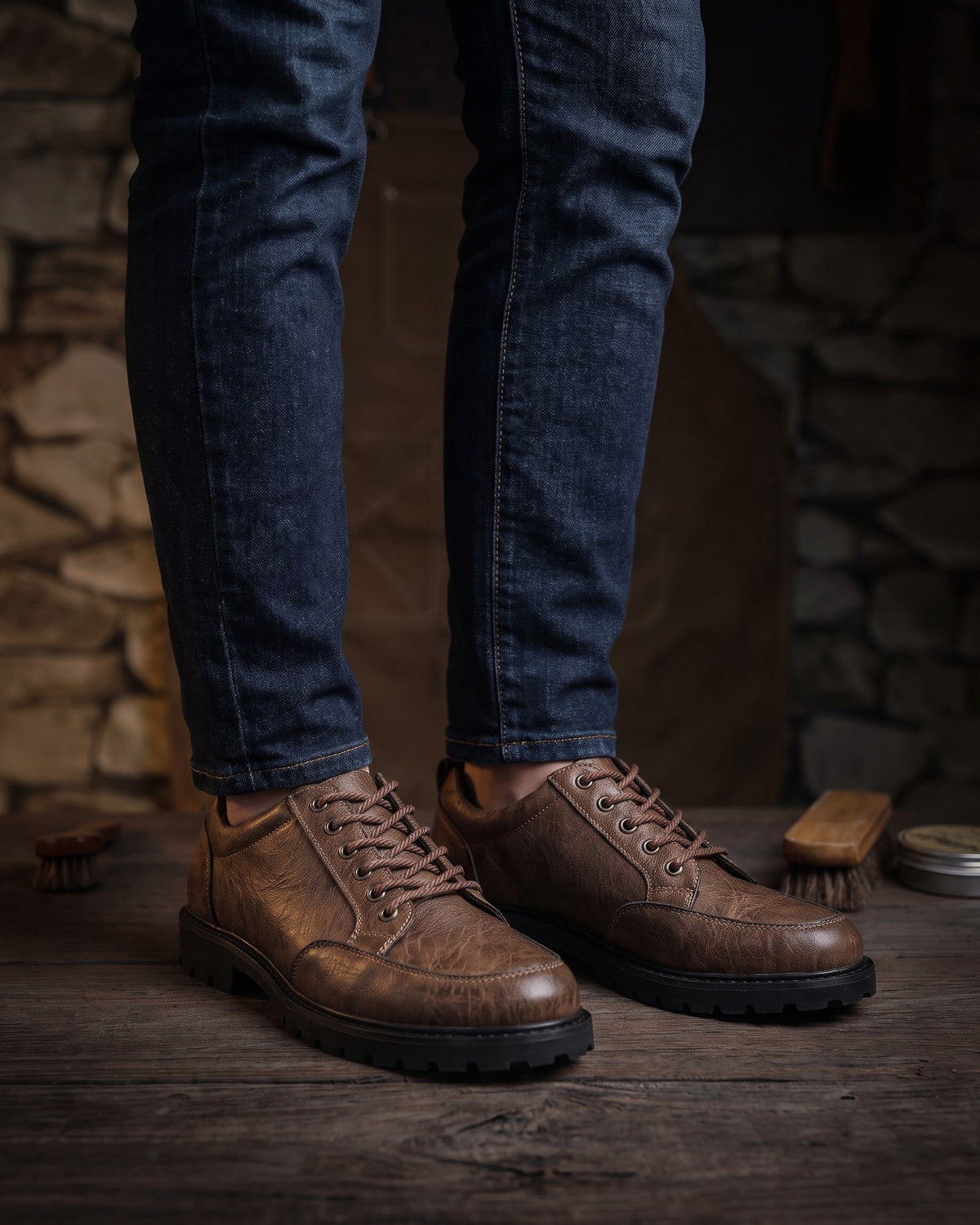 Simone Leather Derby