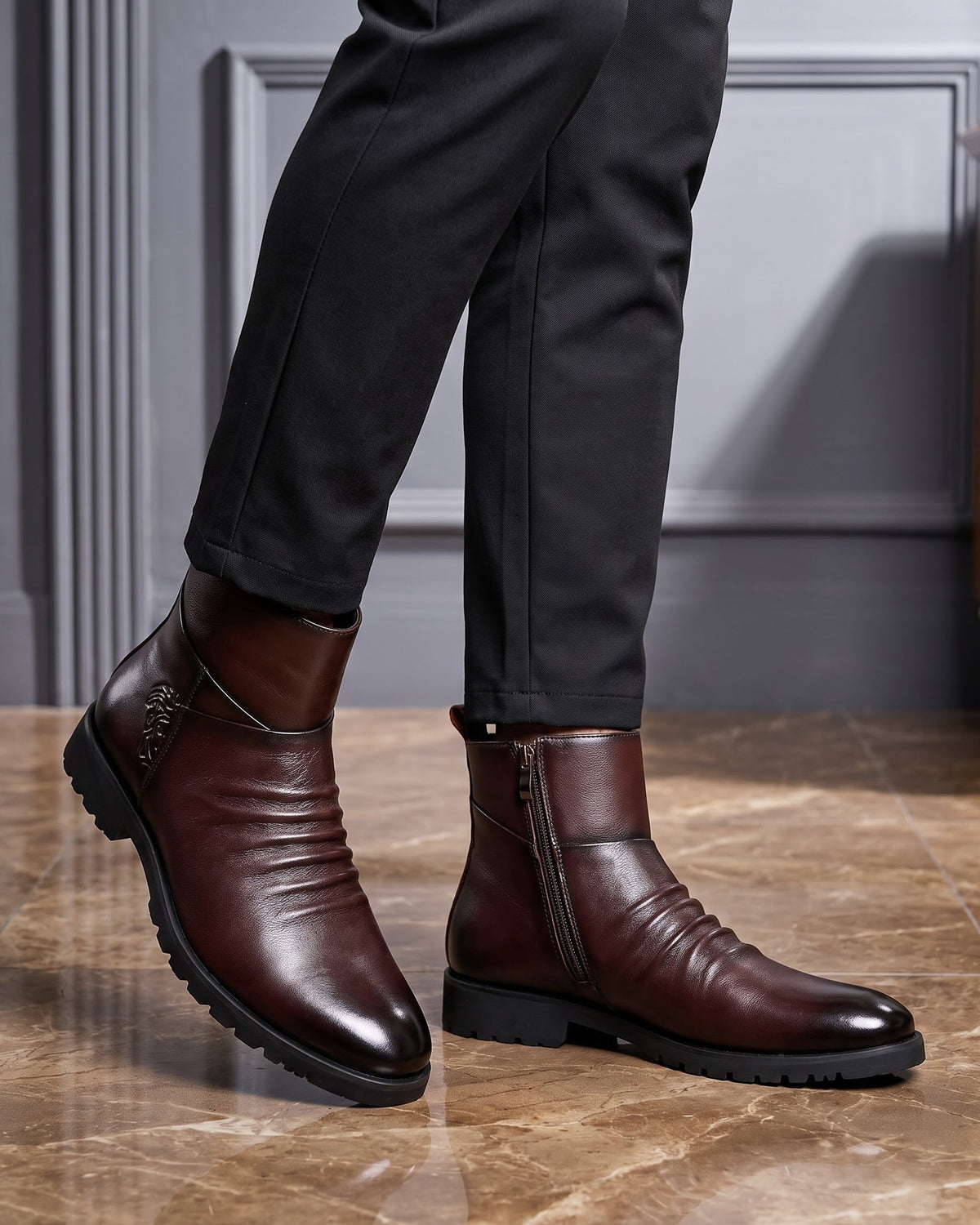 Luciano Leather Chelsea Boot