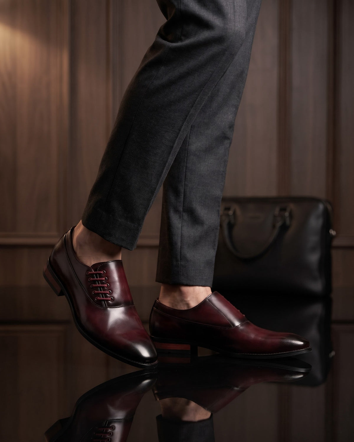Antonio Faux Leather Oxford