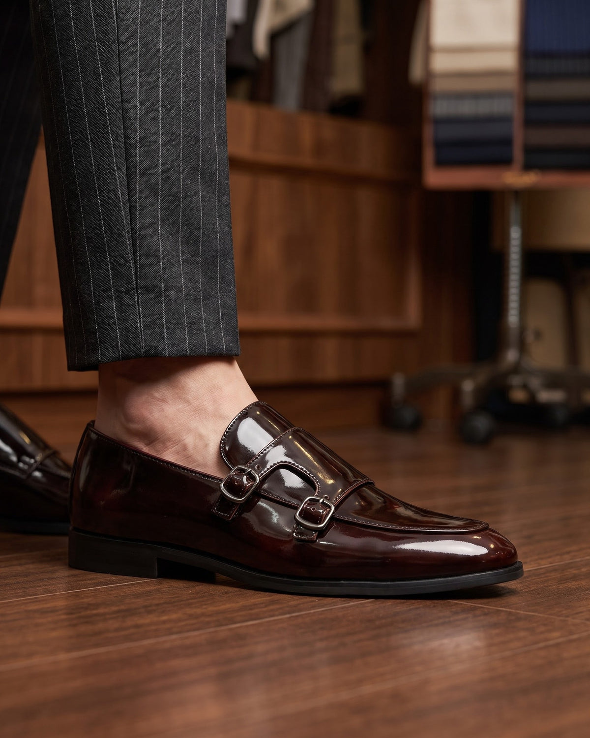 Piero Leather Monk Strap