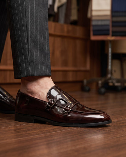 Piero Leather Monk Strap