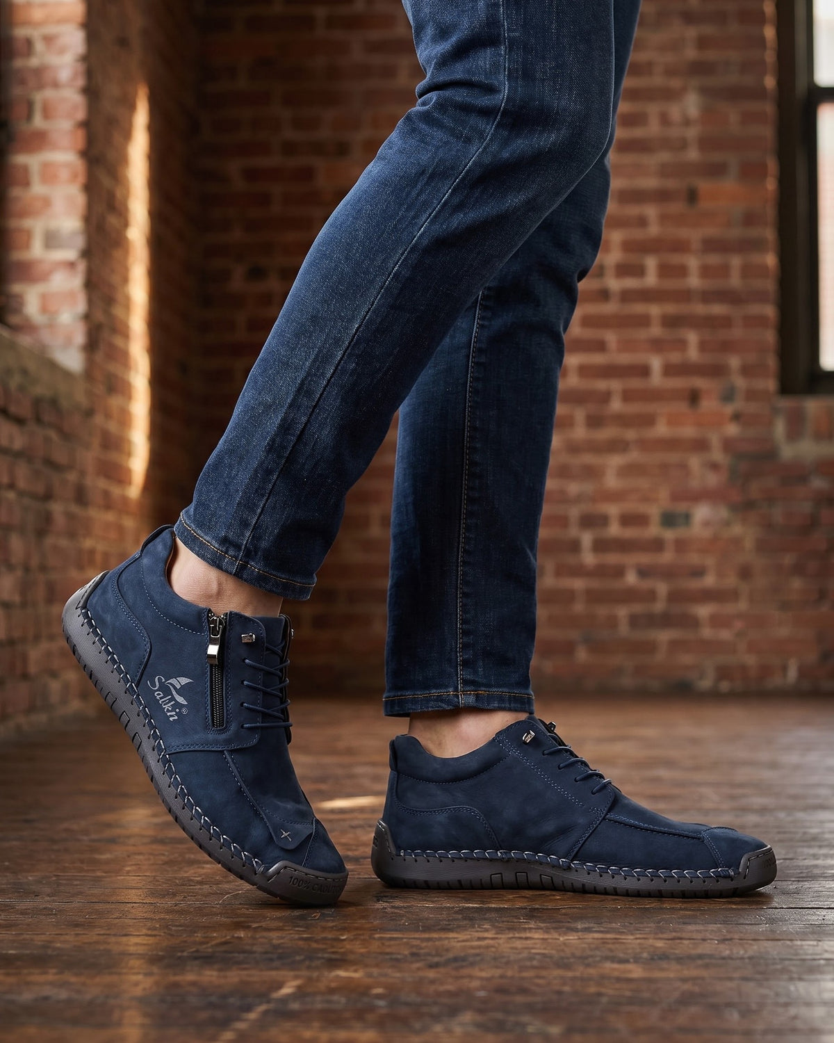 Rocco Faux Leather Chukka Boot