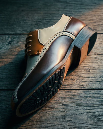 Ettore Leather Brogue Derby