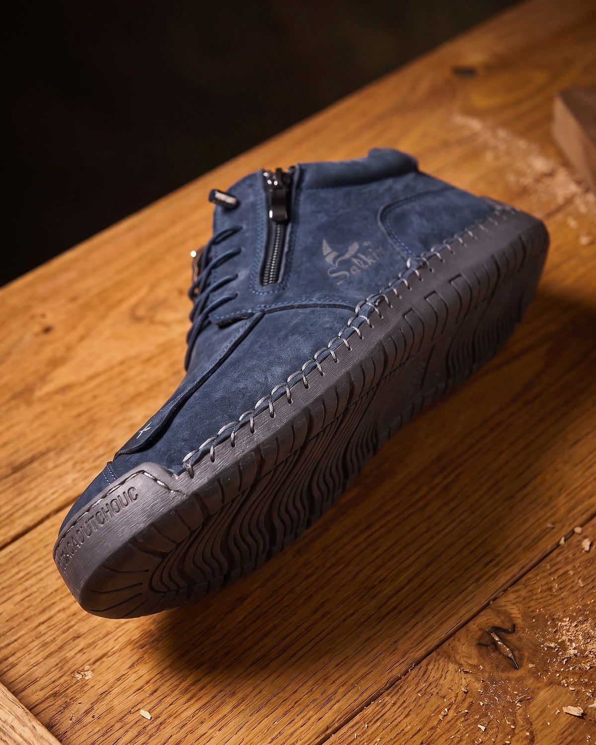 Rocco Faux Leather Chukka Boot
