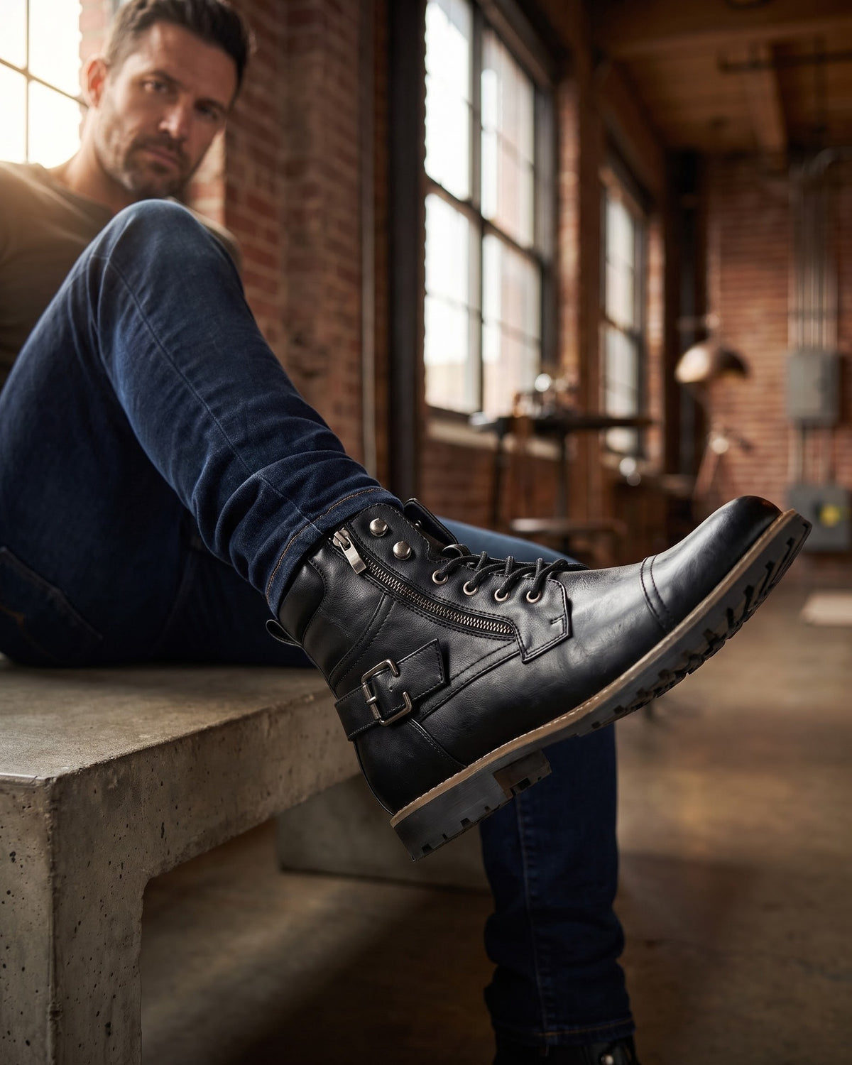 Elios Leather Boot