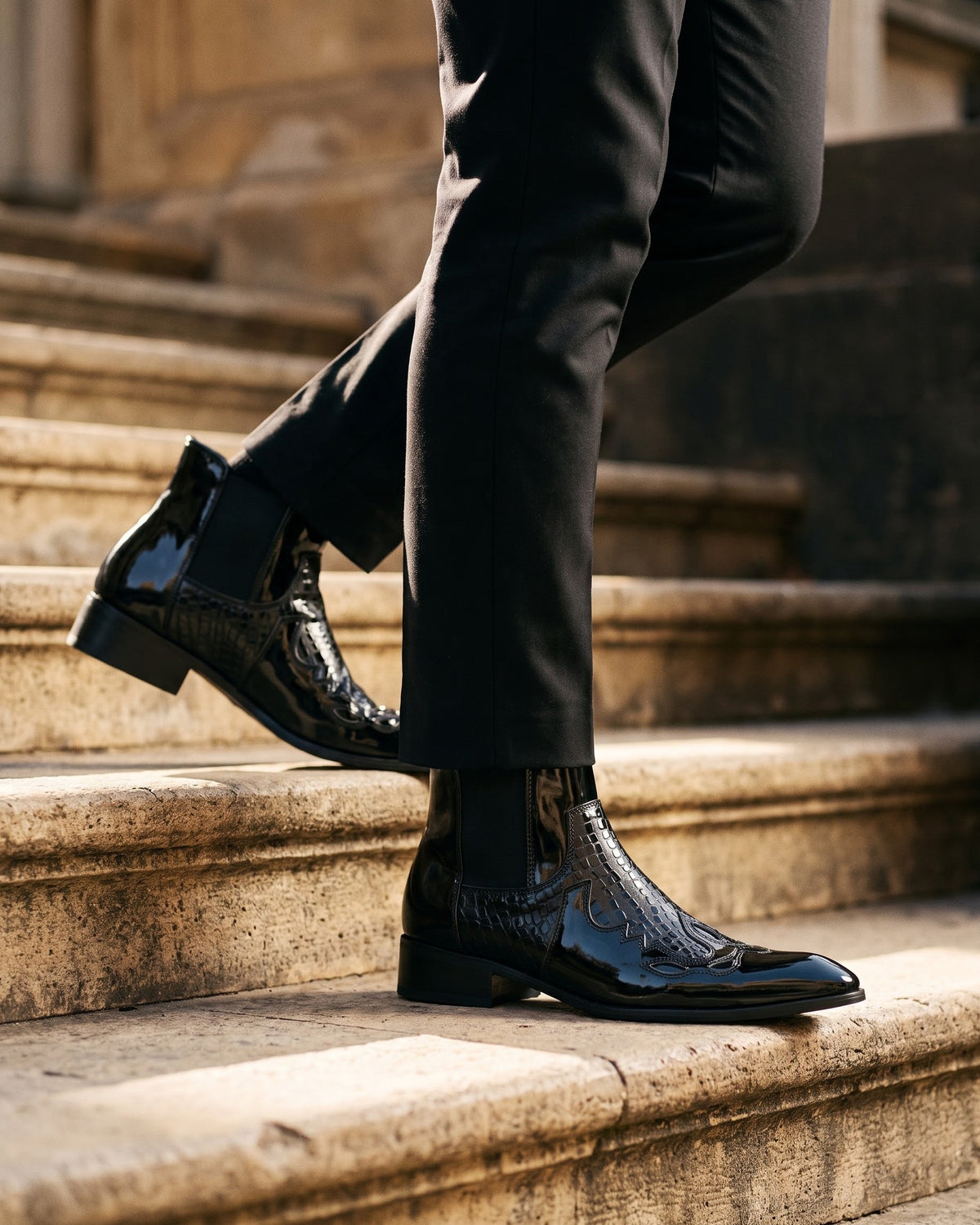 Ricardo Faux Leather Chelsea Boot