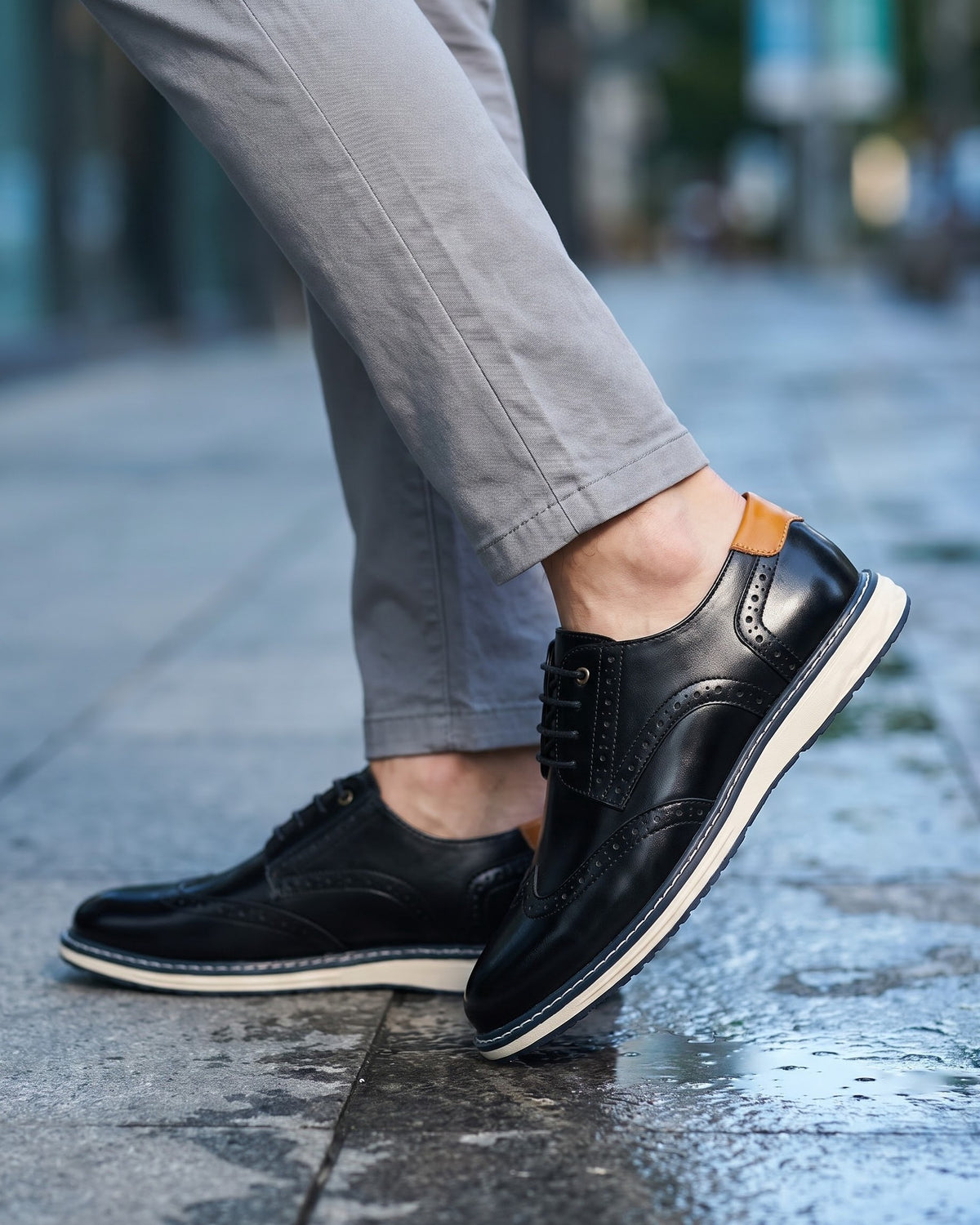 Xavier Leather Brogue