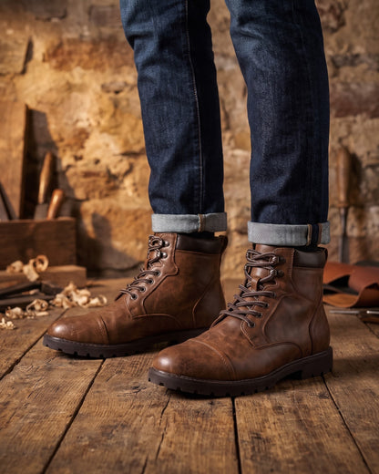 Lucio Leather Boot