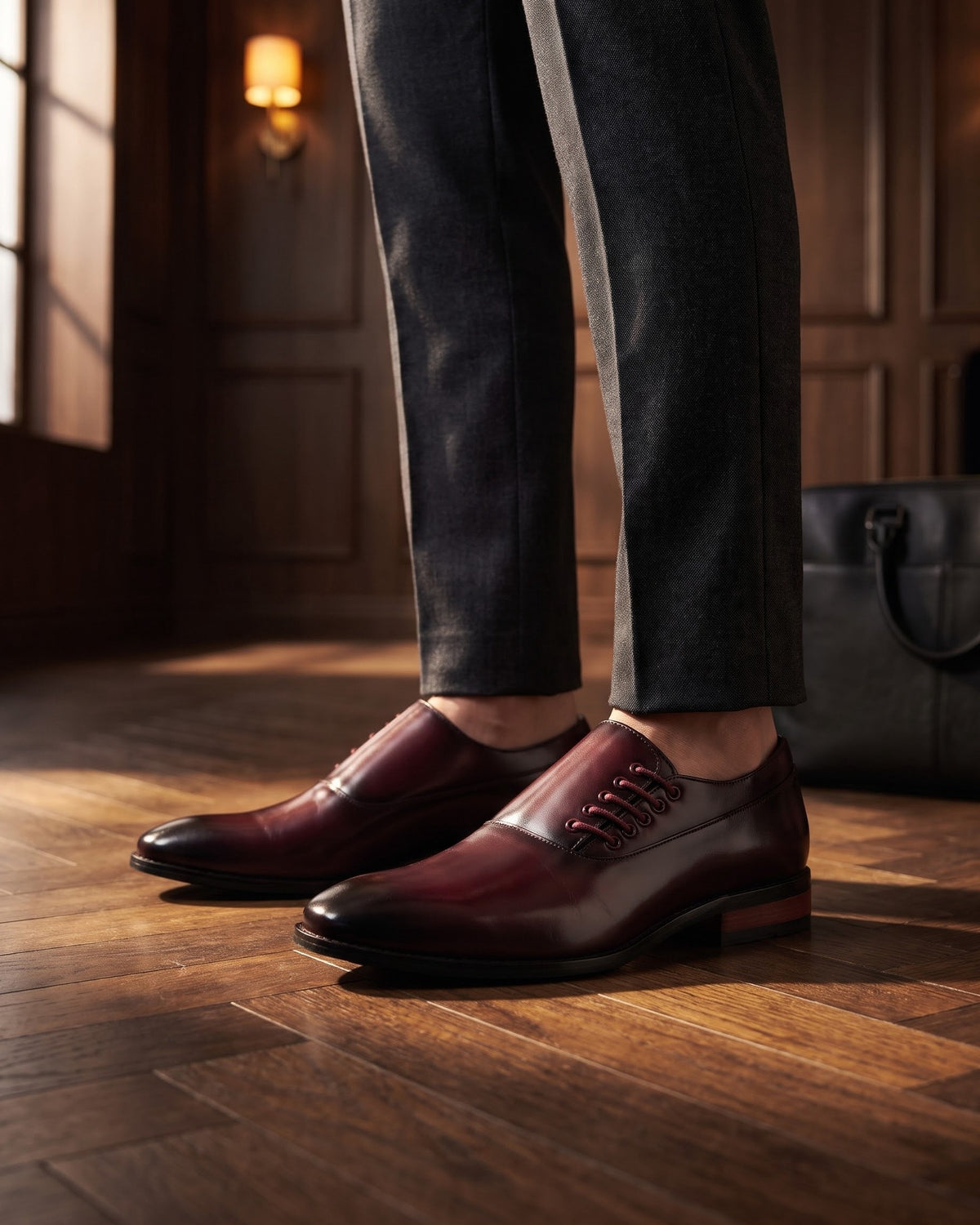 Antonio Faux Leather Oxford
