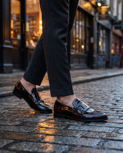 Piero Leather Monk Strap