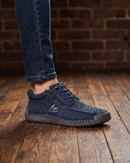 Rocco Faux Leather Chukka Boot