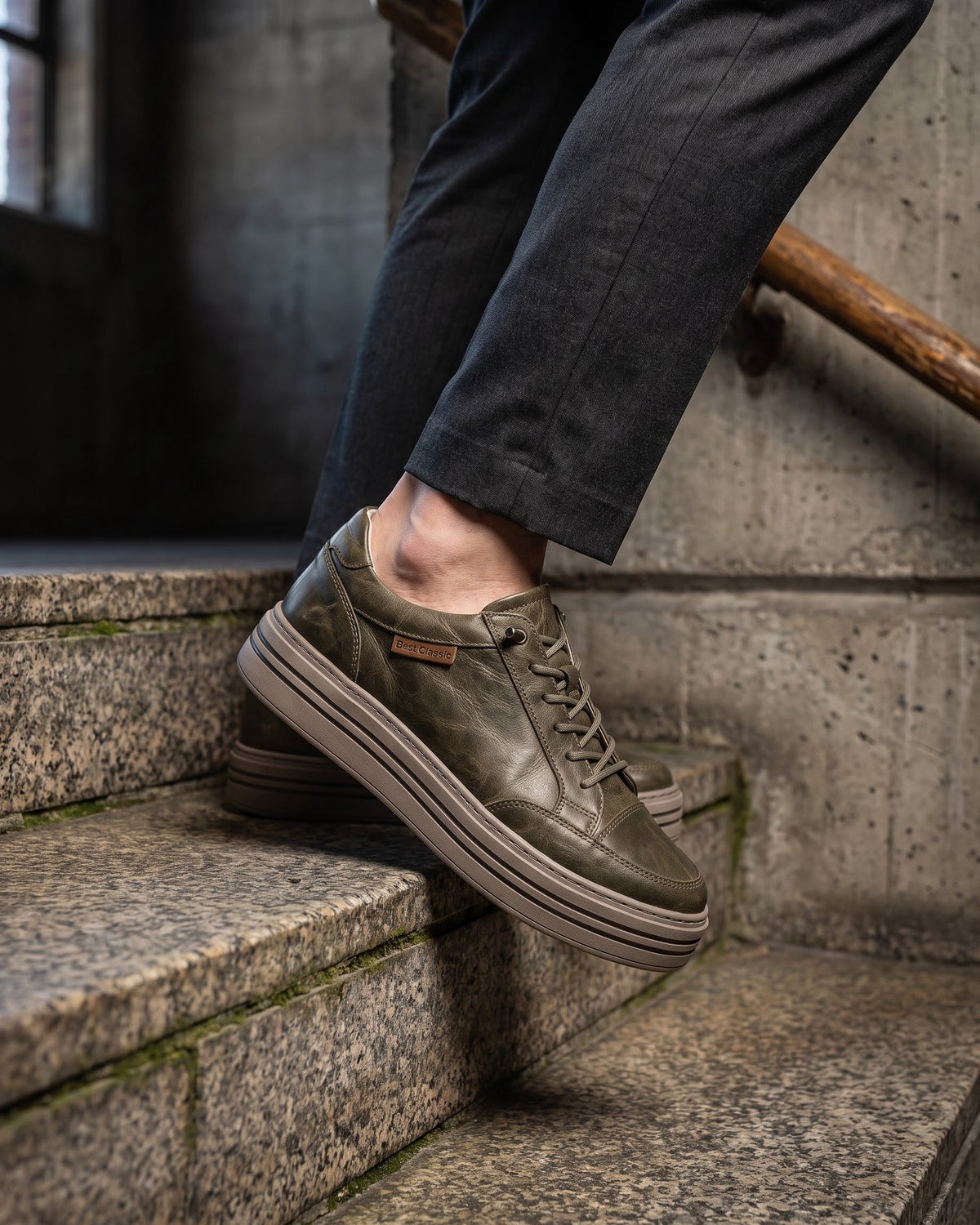 Augusto Leather Sneaker